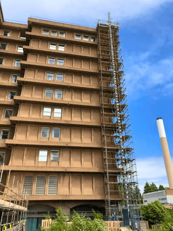 ProSafe Scaffold Compliance scaffolding project at Central Group, Gloucestershire Royal Hospital
